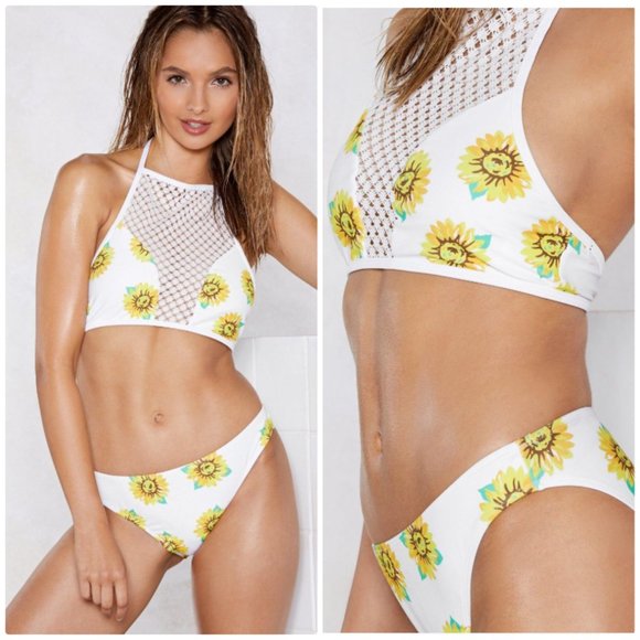 Nasty Gal Other - Nasty Gal our field of expertise sunflower bikini